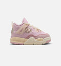 Air Jordan 4 Retro Pink Pearl And Iced Carmine Infant & Toddler Sneakers - Iced Carmine/Iced Carmine/Coconut Milk/Anthracite/Muslin/Pinksicle