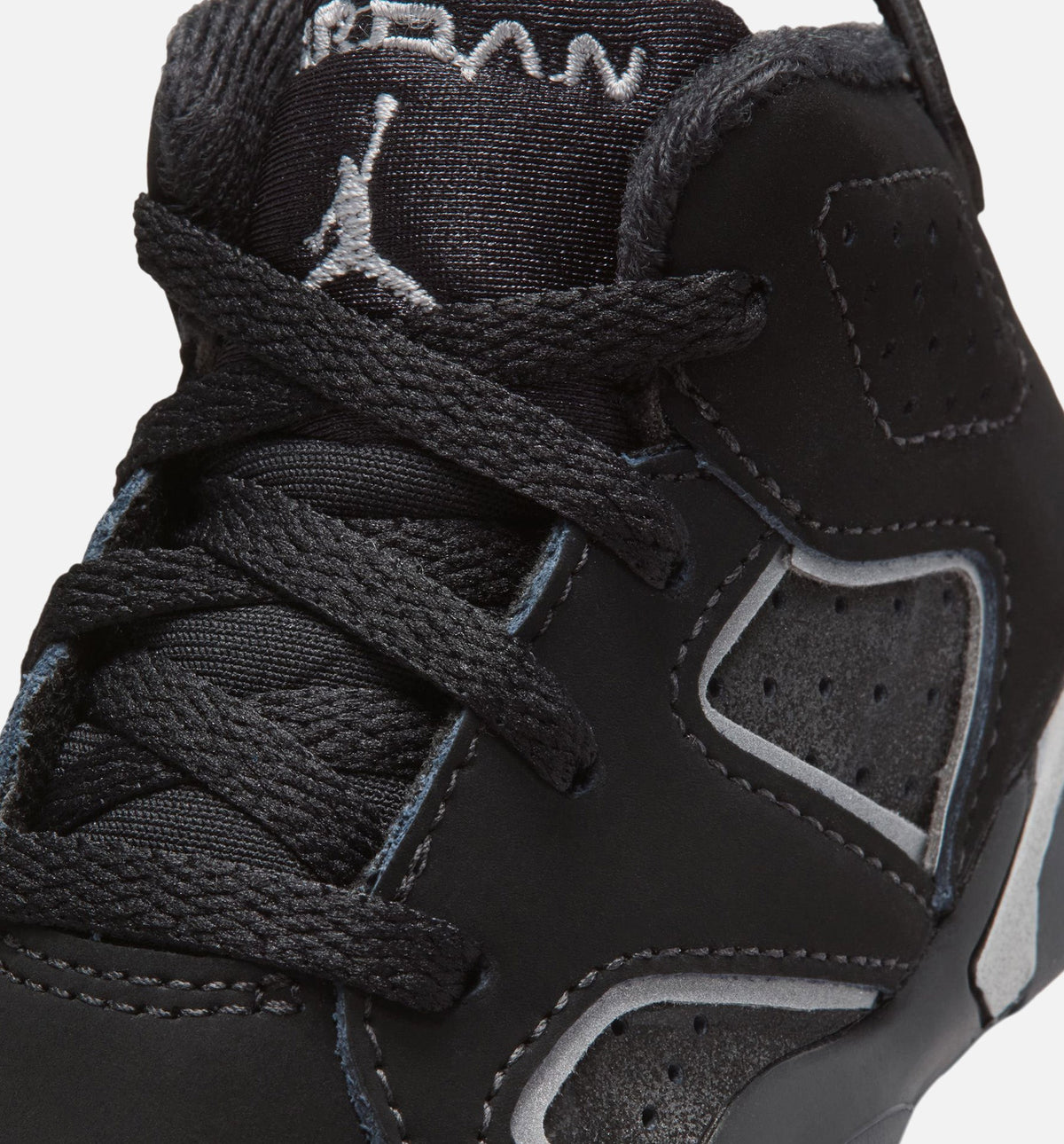 Air Jordan 6 Cap & Gown Infant & Toddler Sneakers - Black/Reflective Silver/Black