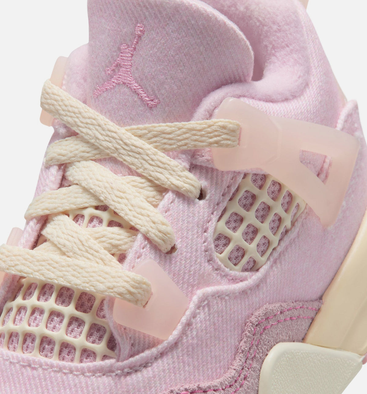 Air Jordan 4 Retro Pink Pearl And Iced Carmine Infant & Toddler Sneakers - Iced Carmine/Iced Carmine/Coconut Milk/Anthracite/Muslin/Pinksicle