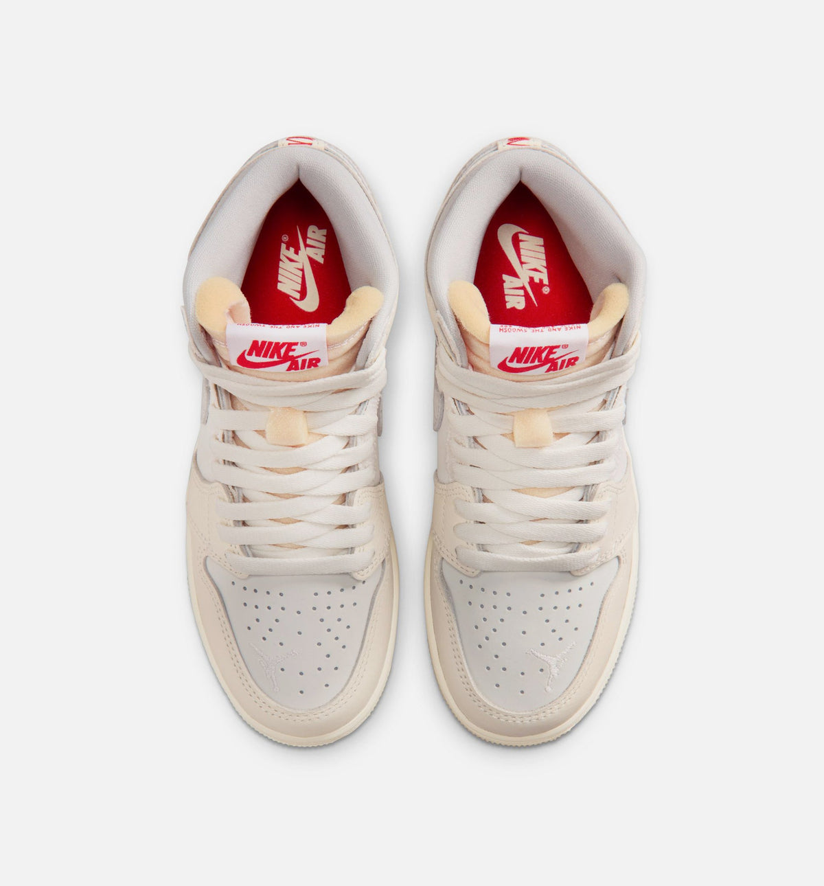 Air Jordan 1 Retro High OG Sail Grade School Sneakers - Sail/University Red/Pale Ivory/Coconut Milk/Phantom